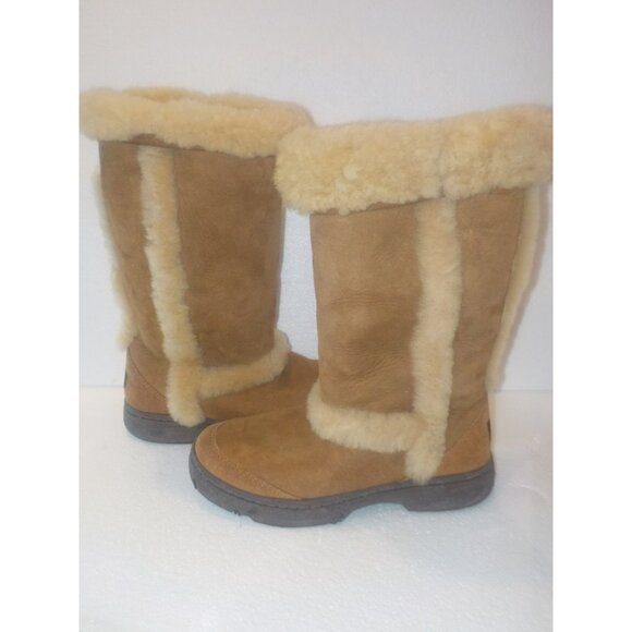 New in Box UGG Chestnut Sunburst Tall Women's #5218 Winter Boots Size 7M - Picture 3 of 7